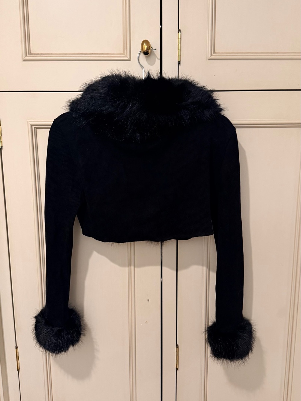 Free People Penny Lane Fur Bolero NWT - Picture 6 of 7